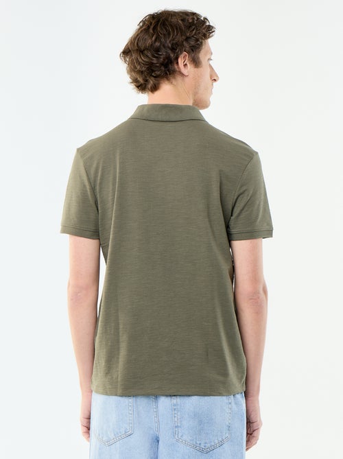 Polo uni à manches courtes pour homme - Kiabi Polo uni à manches courtes pour homme - Kiabi