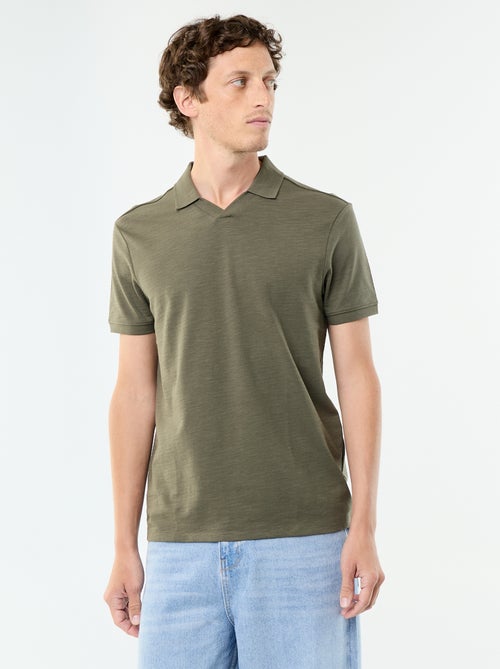 Polo uni à manches courtes pour homme - Kiabi Polo uni à manches courtes pour homme - Kiabi