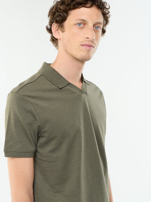 Polo uni à manches courtes pour homme - Kiabi Polo uni à manches courtes pour homme - Kiabi