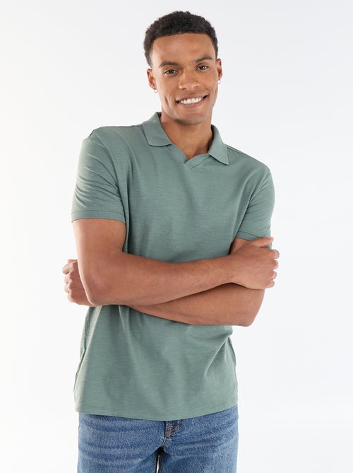 Polo uni à manches courtes pour homme - Kiabi Polo uni à manches courtes pour homme - Kiabi