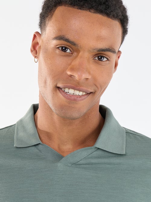 Polo uni à manches courtes pour homme - Kiabi Polo uni à manches courtes pour homme - Kiabi