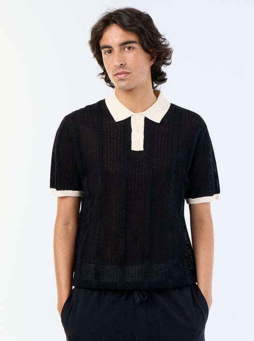 Polo uni en coton pour homme - Kiabi Polo uni en coton pour homme - Kiabi