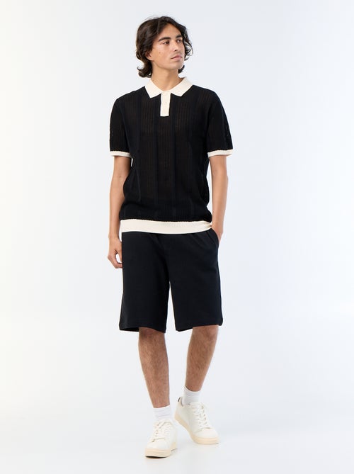 Polo uni en coton pour homme - Kiabi Polo uni en coton pour homme - Kiabi