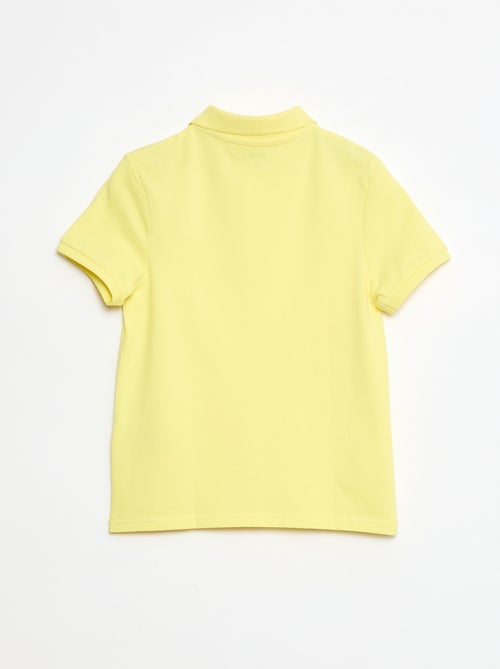 Polo uni en maille piquée - Kiabi