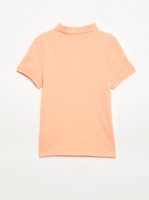 Polo uni en maille piquée - Kiabi Polo uni en maille piquée - Kiabi