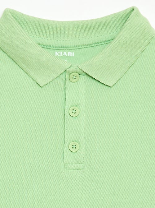 Polo uni en maille piquée - Kiabi Polo uni en maille piquée - Kiabi