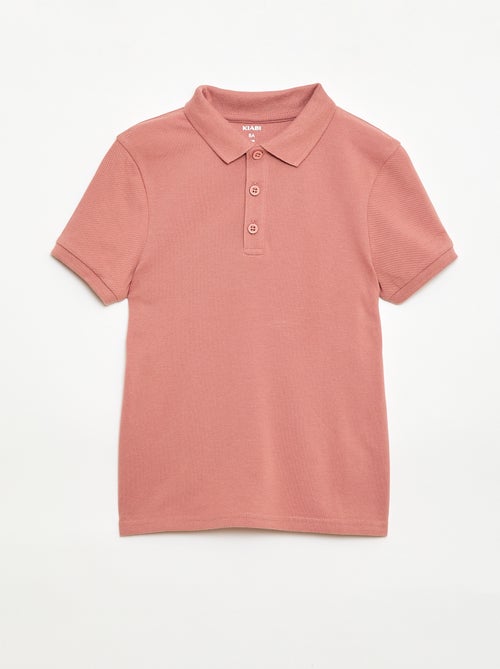 Polo uni en maille piquée - Kiabi Polo uni en maille piquée - Kiabi