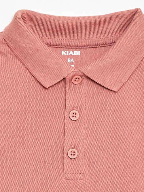 Polo uni en maille piquée - Kiabi Polo uni en maille piquée - Kiabi