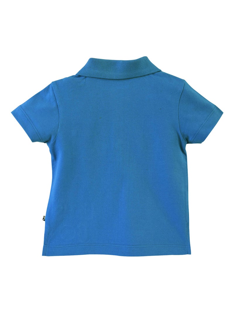 POLO UNI GARCON Bleu - Kiabi