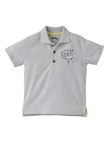 POLO UNI GRIS
