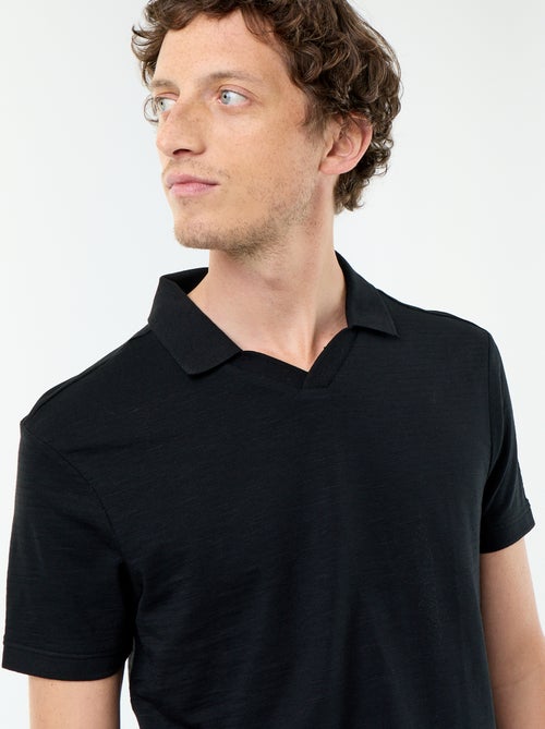 Polo uni homme à manches courtes - Kiabi