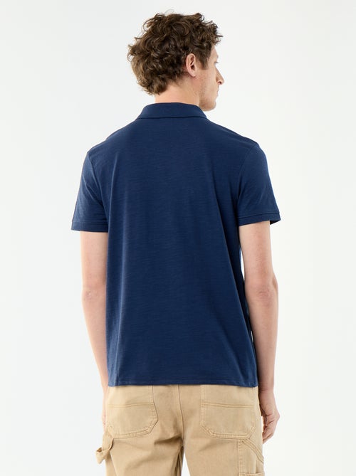 Polo uni homme à manches courtes - Kiabi