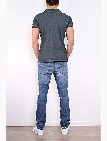 Polo uni manches courtes