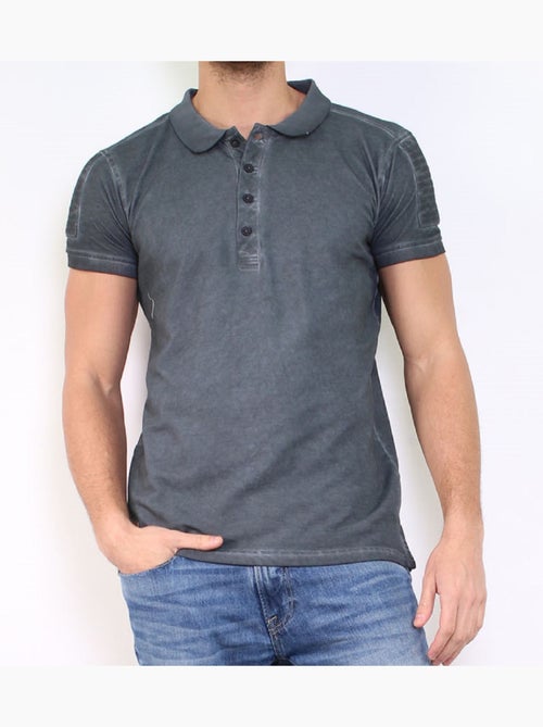 Polo uni manches courtes - Kiabi