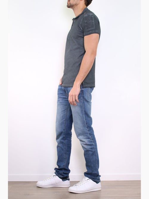 Polo uni manches courtes - Kiabi