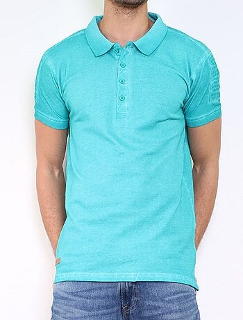 Polo uni manches courtes