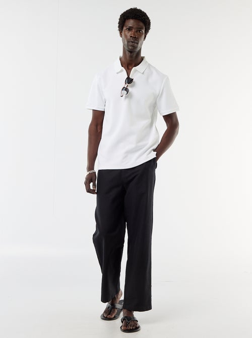 Polo uni pour homme à col polo - Kiabi Polo uni pour homme à col polo - Kiabi