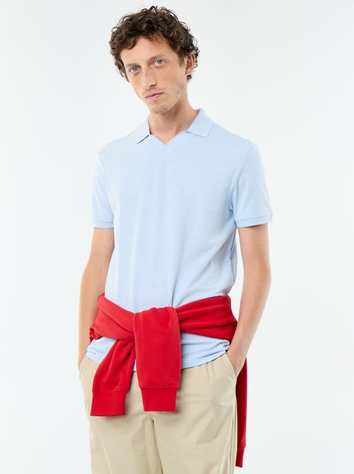 Polo uni pour homme à manches courtes - Kiabi Polo uni pour homme à manches courtes - Kiabi