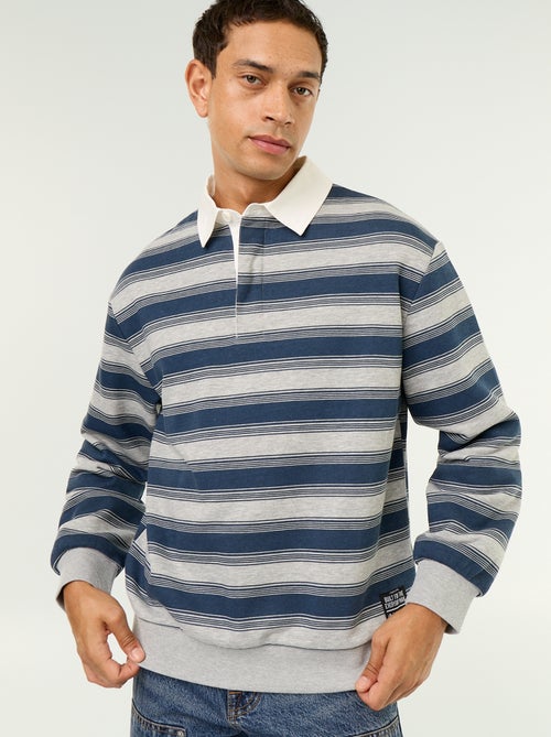 Polo uni style rugby manches longues - Kiabi Polo uni style rugby manches longues - Kiabi