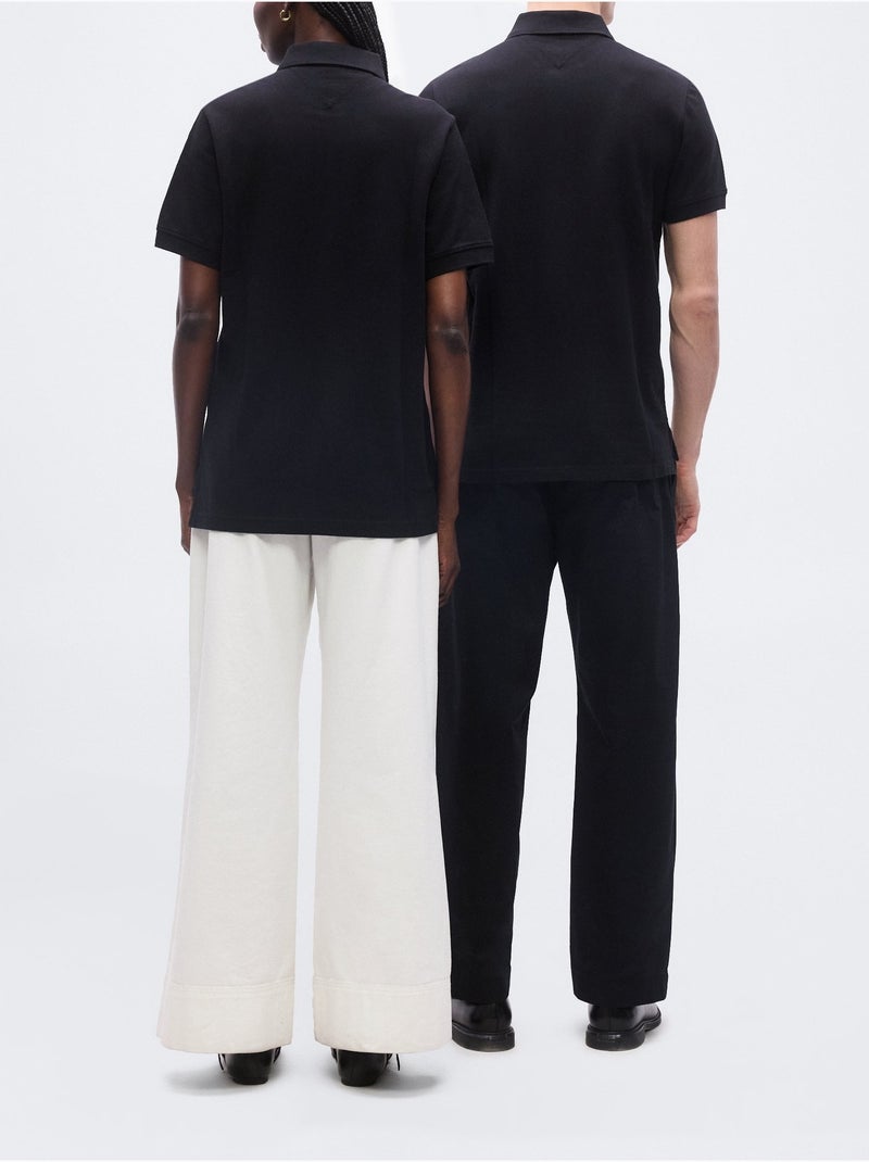 Polo unisexe - Tommy jeans Noir - Kiabi