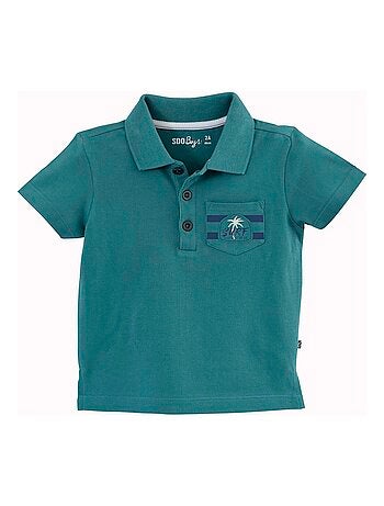 POLO VERT GARCON GREEN PARK