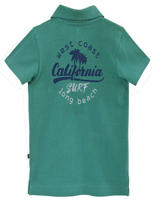 POLO VERT GARCON GREEN PARK - Kiabi