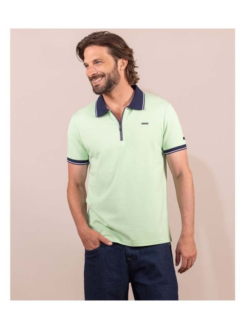 Polo vert pistache Homme Vert - Kiabi
