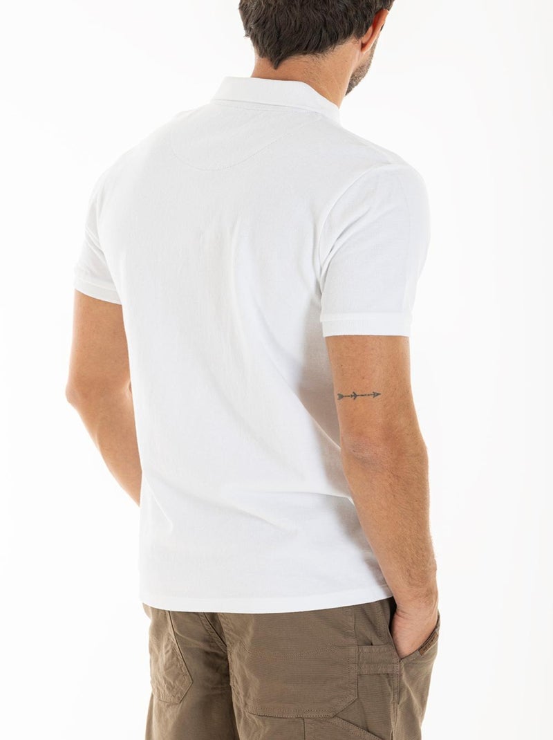 Polo yachting brodé COEN 'Rica Lewis' Blanc - Kiabi