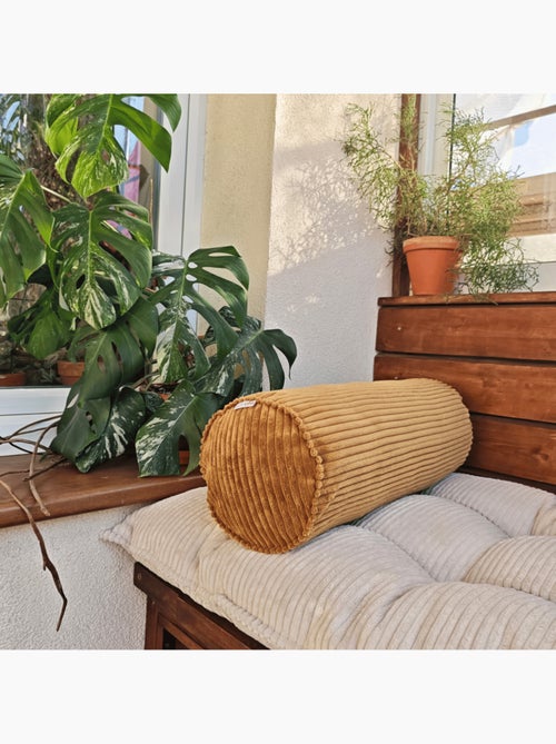Polochon en velours côtelé pour matelas de sol - Kiabi