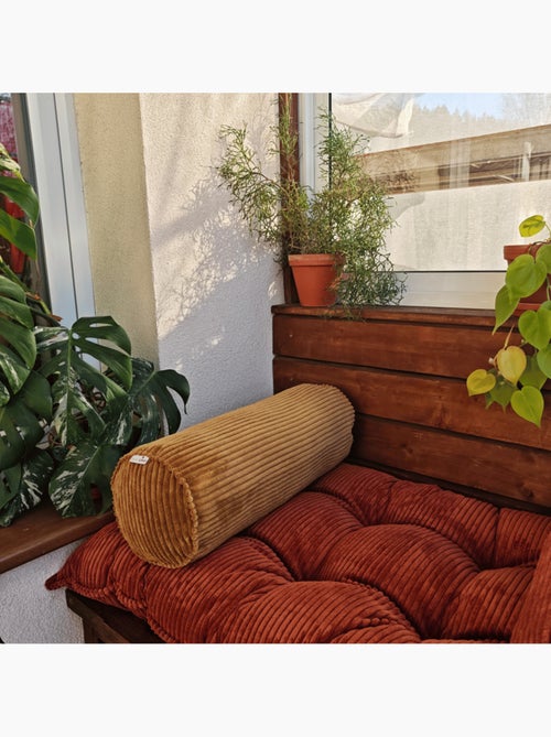 Polochon en velours côtelé pour matelas de sol - Kiabi