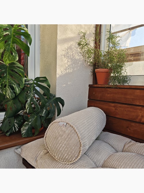 Polochon en velours côtelé pour matelas de sol - Kiabi