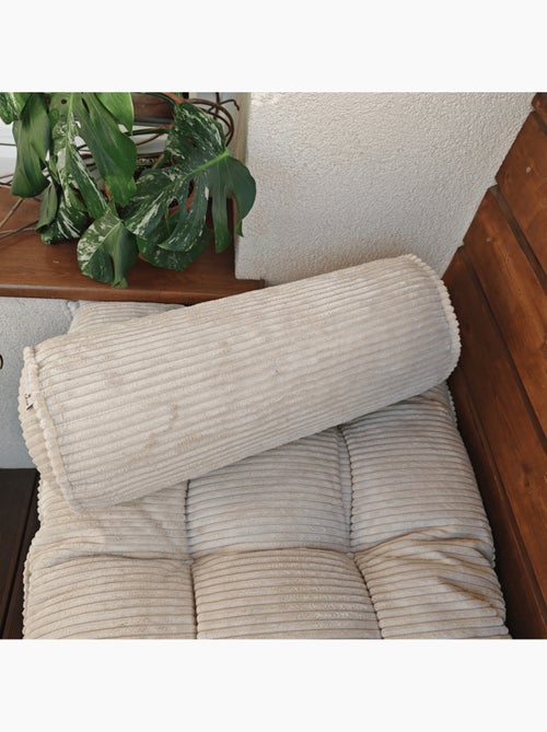 Polochon en velours côtelé pour matelas de sol - Kiabi
