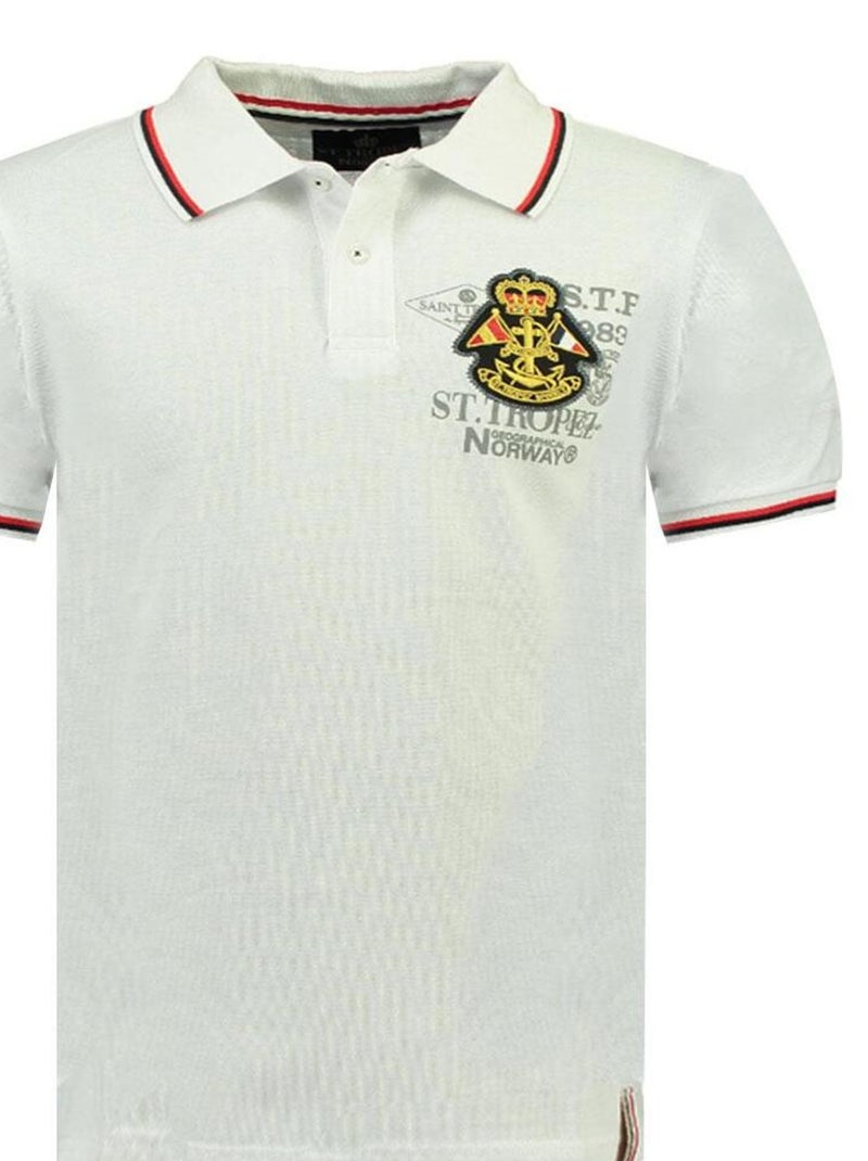 Polos 'Geographical Norway' 'Kollobriere Ss Men' Blanc - Kiabi