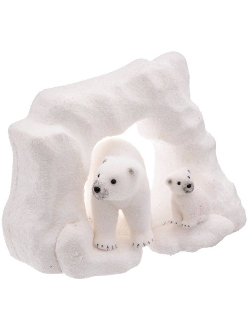 Polyfoam arche banquise ours 30x40cm - Kiabi