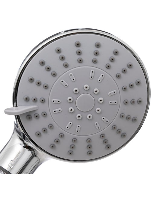 Pommeau de douche 5 fonctions Acier - Kiabi