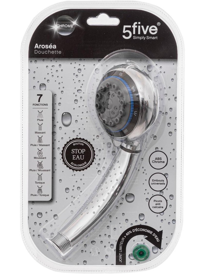 Pommeau de douche rond Gris - Kiabi