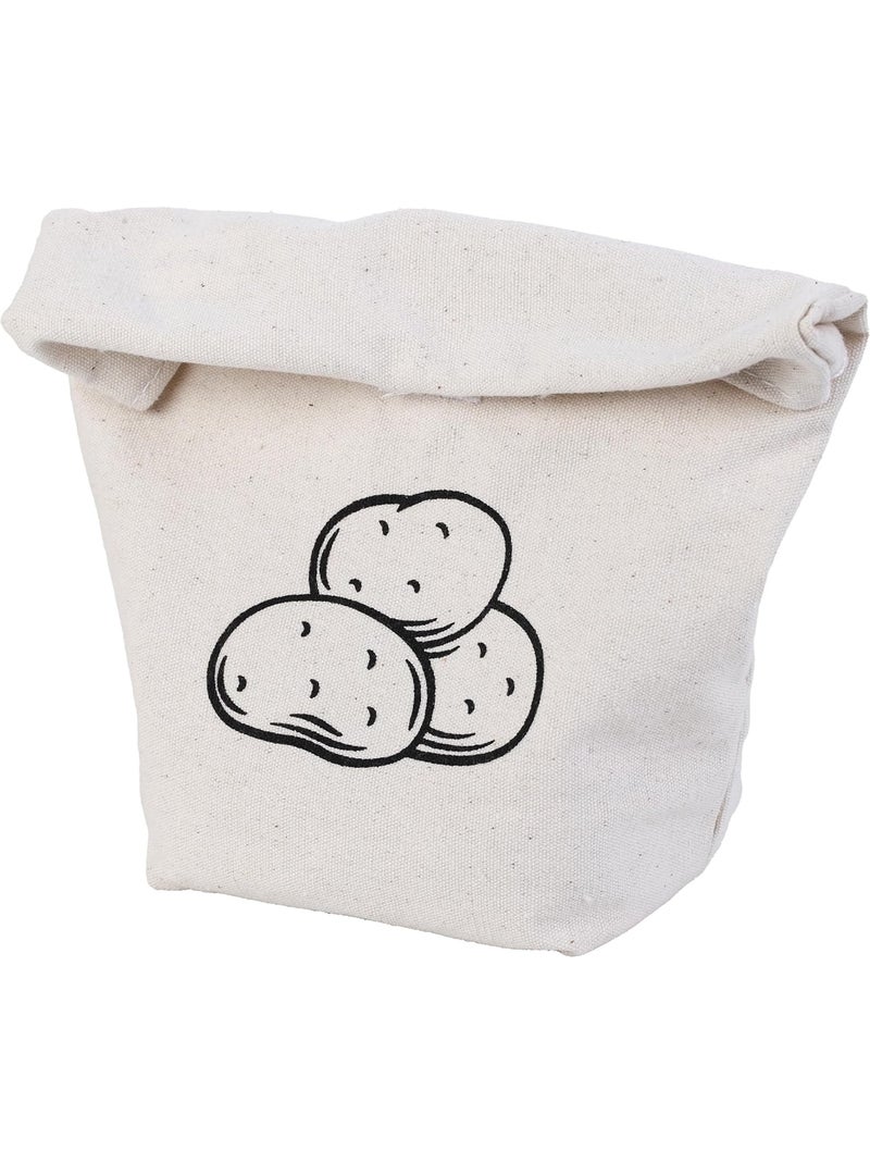 Pommes de terre en bois à couper Blanc - Kiabi