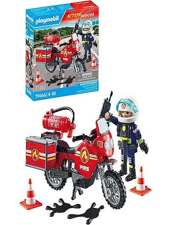 Pompier et moto - Action Hereos
