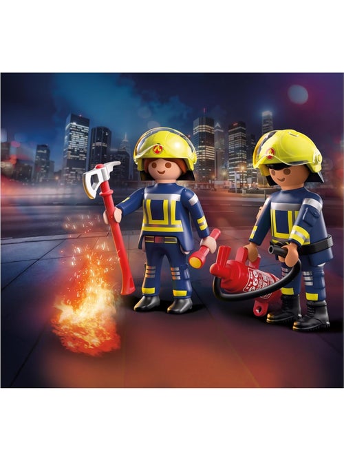 Pompiers avec hache et extincteur - Kiabi