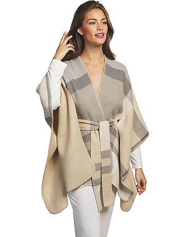 Poncho à ceinture Complementos Romantica