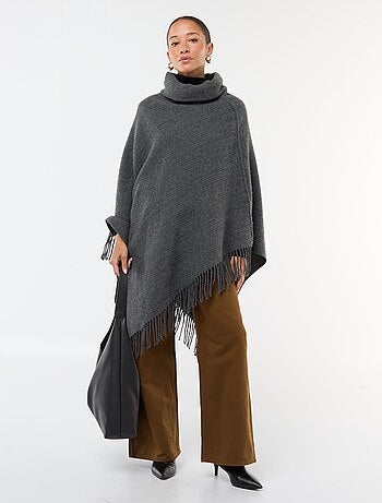 Poncho à franges 'Vero Moda'