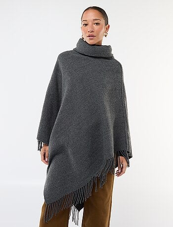 Poncho à franges 'Vero Moda'