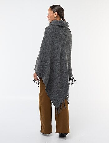 Poncho à franges 'Vero Moda'