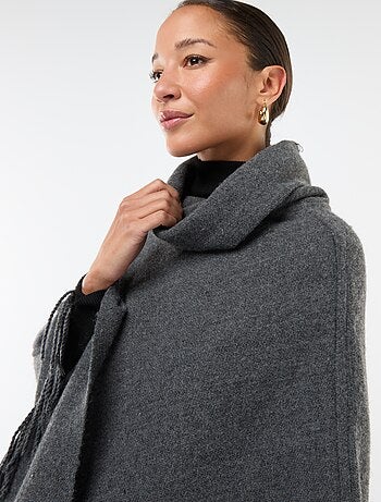 Poncho à franges 'Vero Moda'