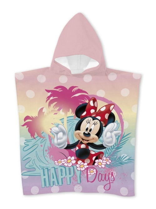 Poncho avec capuche - Minnie 55x110 cm - Kiabi Poncho avec capuche - Minnie 55x110 cm - Kiabi