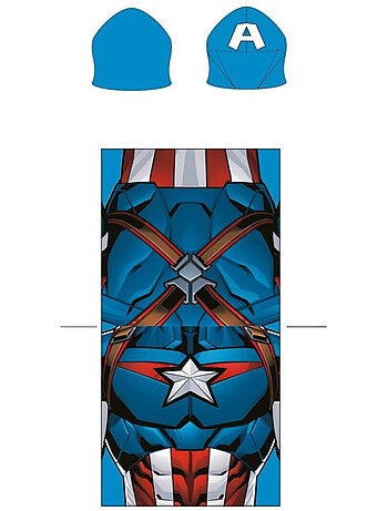 Poncho avec capuche Avengers Captain America