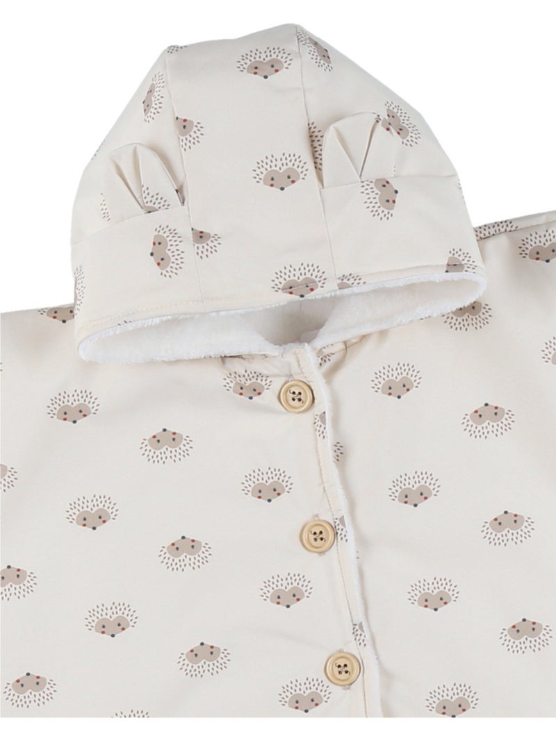 Poncho bébé, déperlant Noukie's Beige - Kiabi