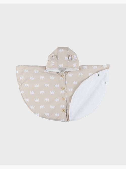 Poncho bébé, déperlant Noukie's - Kiabi