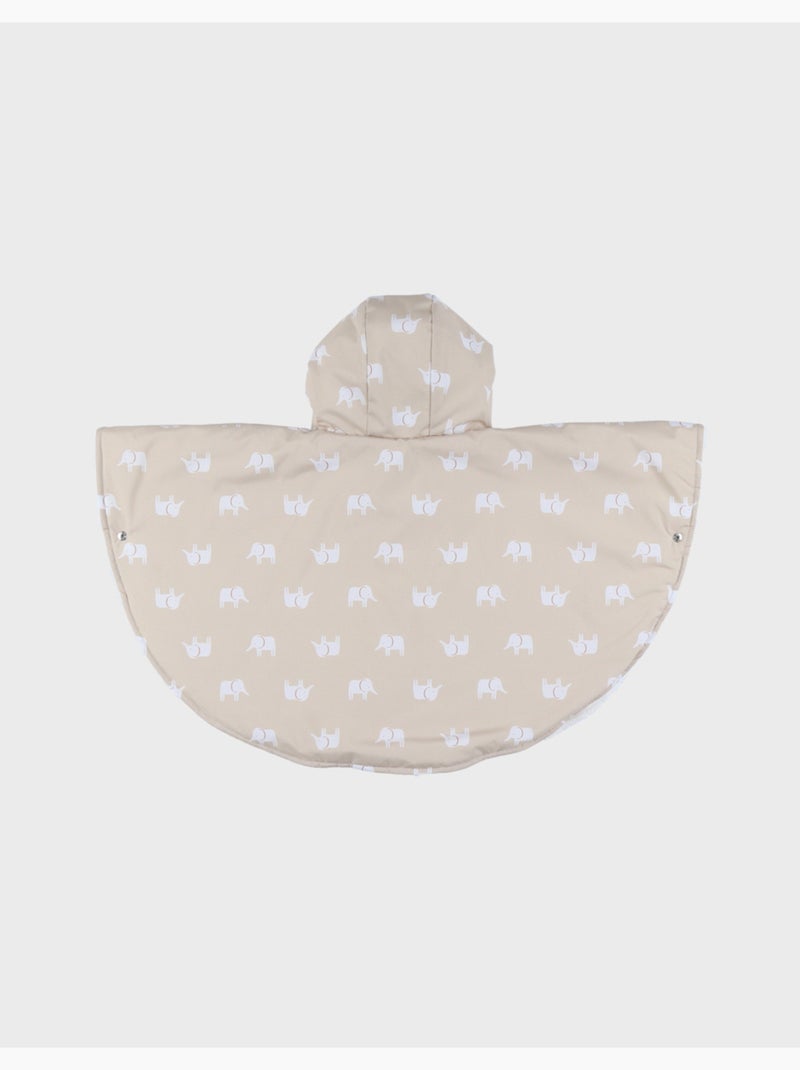 Poncho bébé, déperlant Noukie's Beige - Kiabi