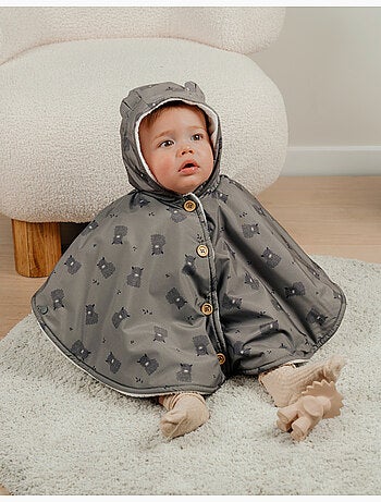 Poncho bébé, déperlant Noukie's